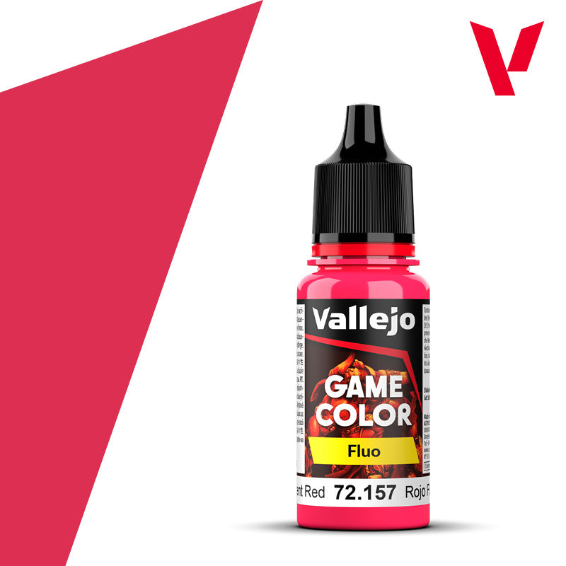 VALLEJO GAME COLOUR 72.157 FLUORESENT RED - AV72157