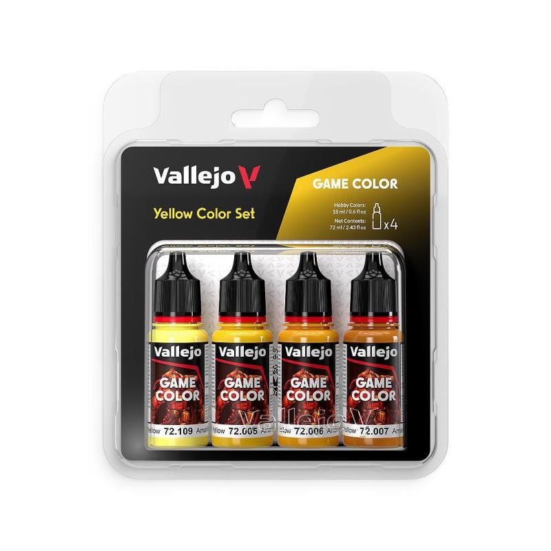 VALLEJO GAME COLOUR - YELLOW COLOUR SET - AV72378