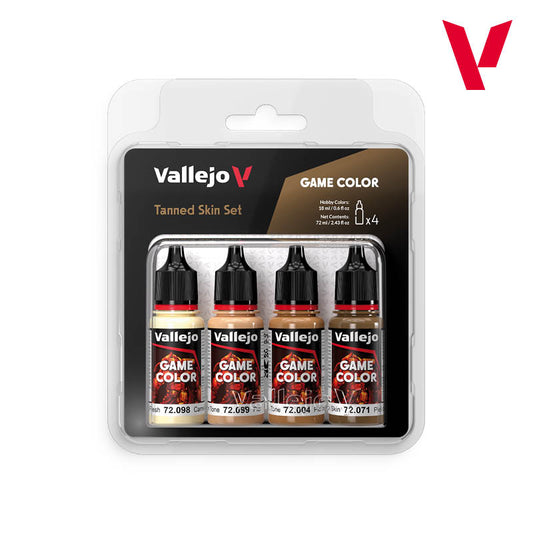 VALLEJO GAME COLOUR 72.380 TANNED SKIN SET - AV72380
