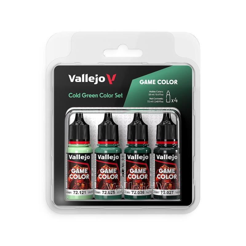 Vallejo Game Colour - Cold Green Colour Set - AV72383