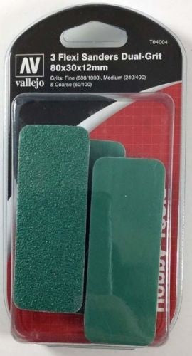 VJP04004 80 X 30 X 12 MM FLEXISANDER DUAL - PACK OF 3 - AVT04004