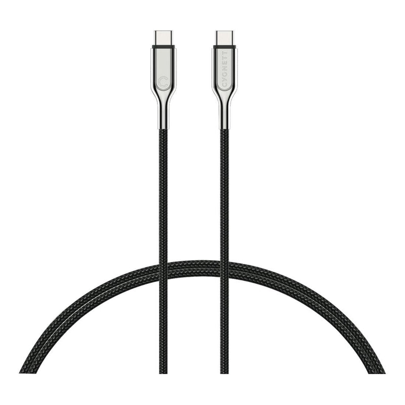 Cygnett Armored 2.0 USB-C to USB-C Charge and Sync Cable 3 Black (CY2677PCTYC) CYG2677PCTYC - CY2677PCTYC