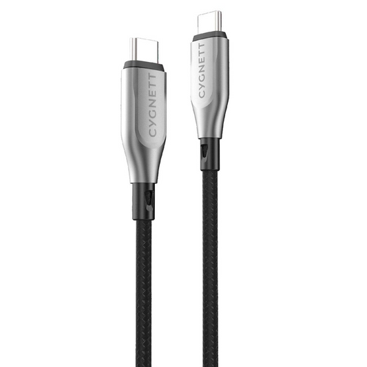 CYGNETT ARMOURED USB-C TO USB-C 50CM CABLE BLACK - CY4673PCTYC