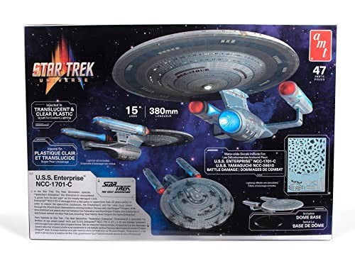 1332M Skill 2 Model Kit U.S.S. Enterprise NCC-1701-C Space Ship Star Trek the Next Generation 1987 TV Series 1-1400 Scale Model