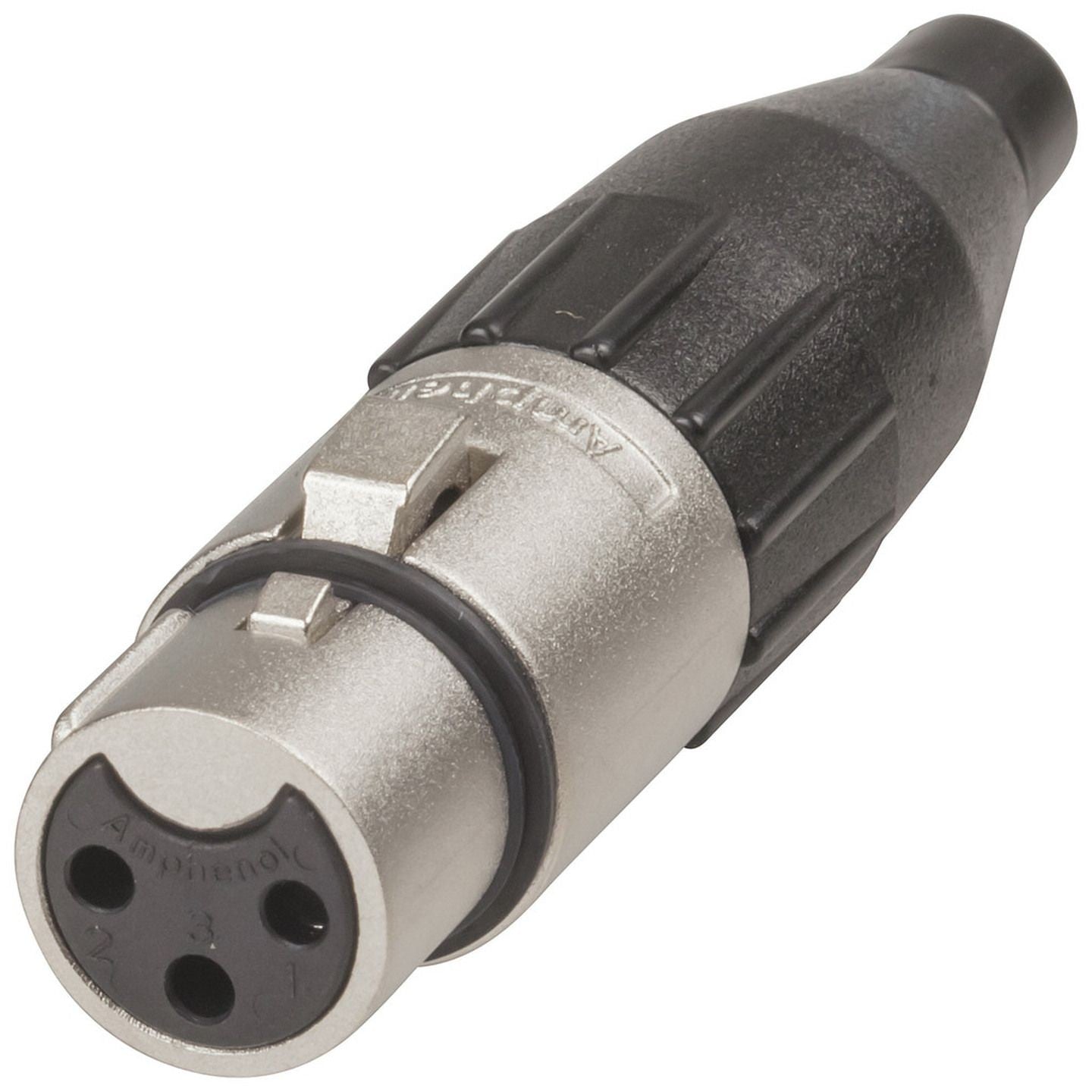 SKT LINE XLR/3P SLV/BLK AMPHENOL - PS1062