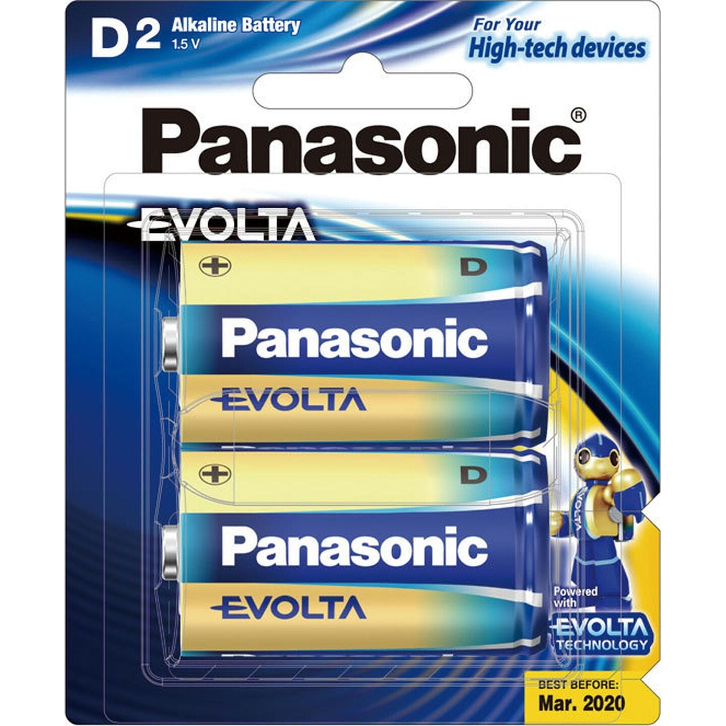 BATT ALK D PANASONIC EVOLTA PK2 - SB2914