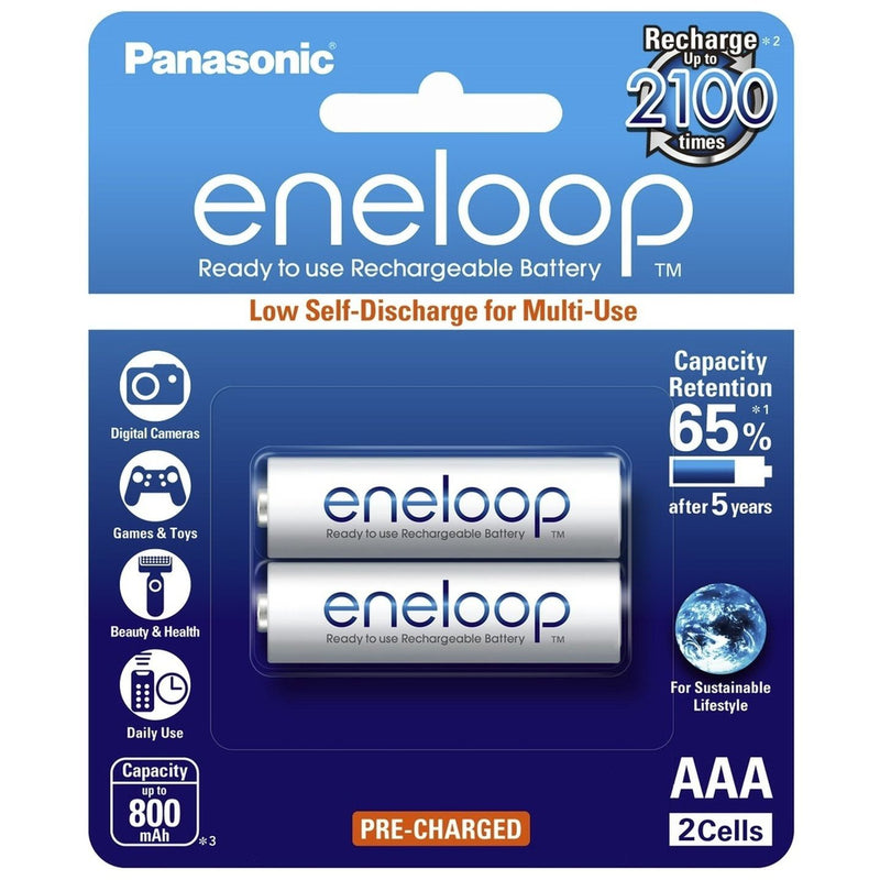 PANASONIC ENELOOP AAA 2 PACK NIMH 800MAH - SB2932