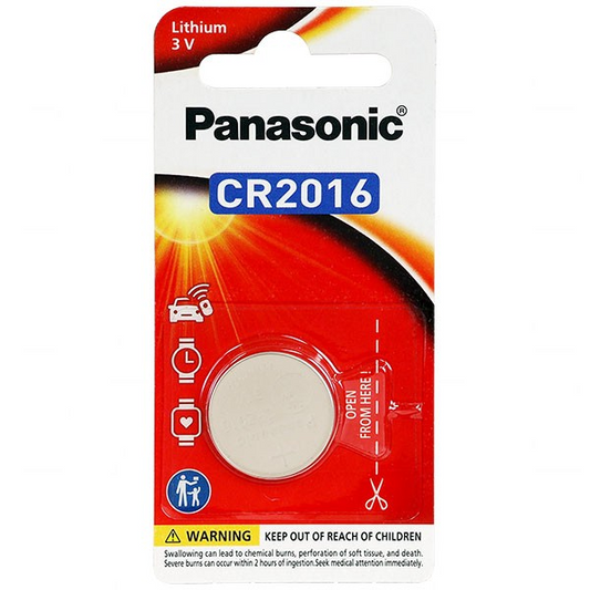 PANASONIC CR2016 BUTTON BATTERY - CR2016