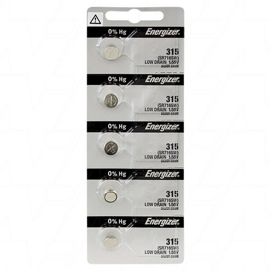 ENERGIZER SILVER OXIDE WATCH BATTERY (SR716SW/V315) - 54000-051