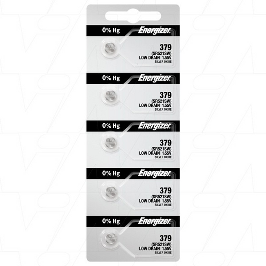 ENERGIZER 379 SILVER OXIDE WATCH BATTERY (SR21SW) - 54000-064