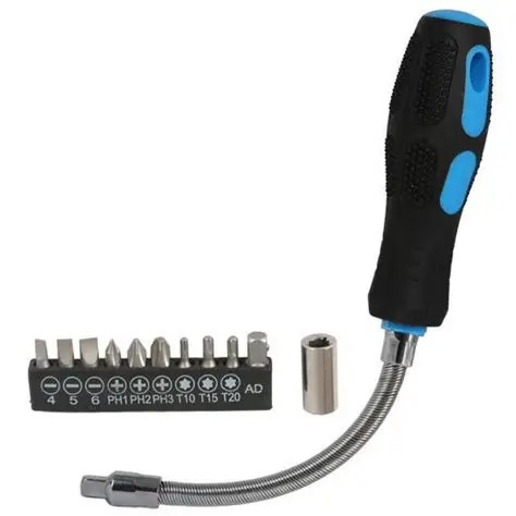 FLEXIBLE SCREWDRIVER SET 12PCE - HT01812