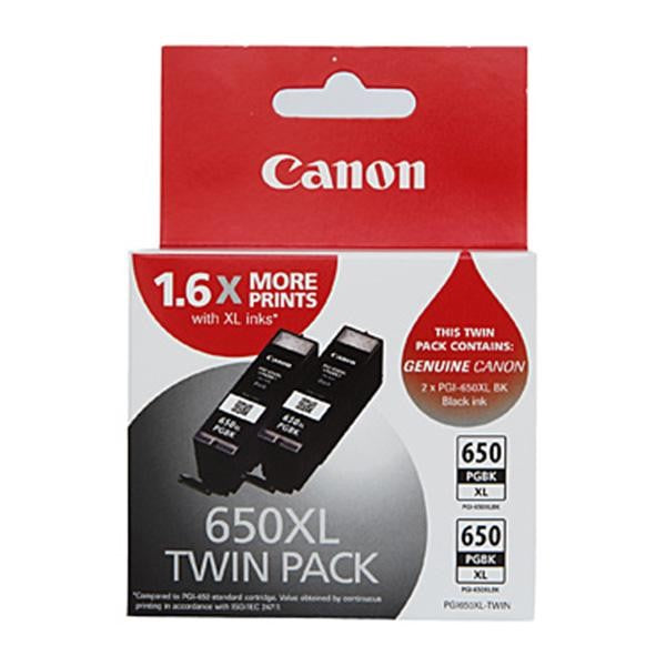 CANON 650XL BLACK INK TWIN PACK- CI650XLT 