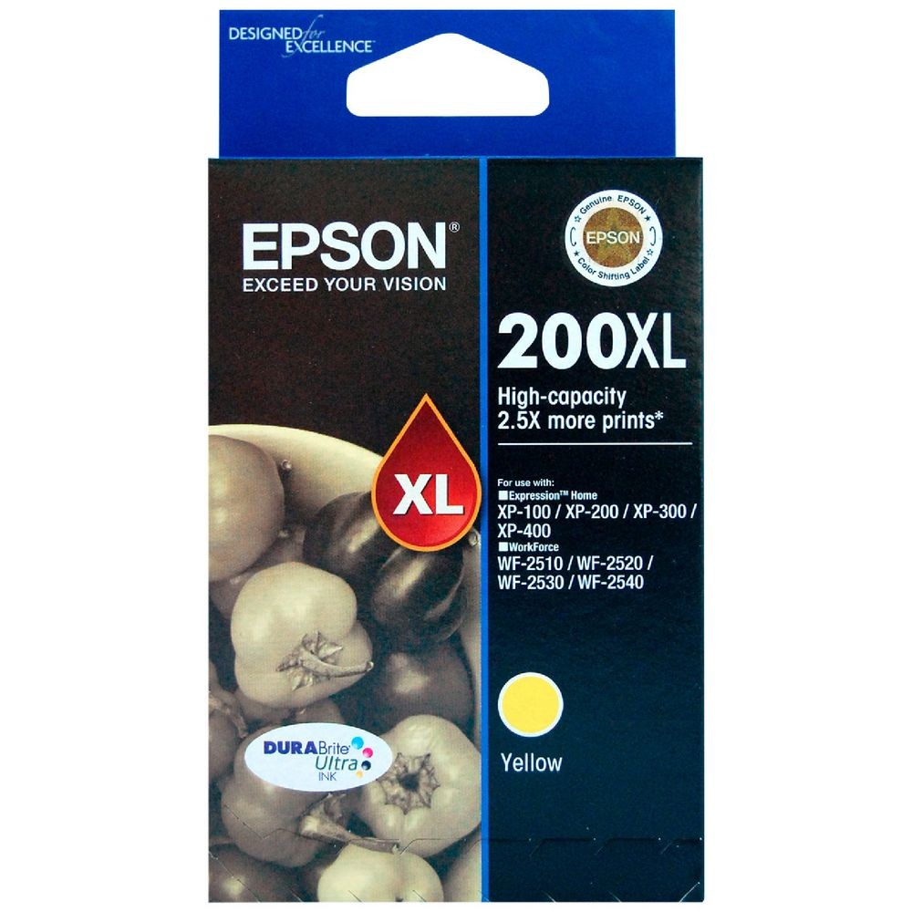 EPSON 200XL YELLOW INK CARTRIDGE - E200YXL
