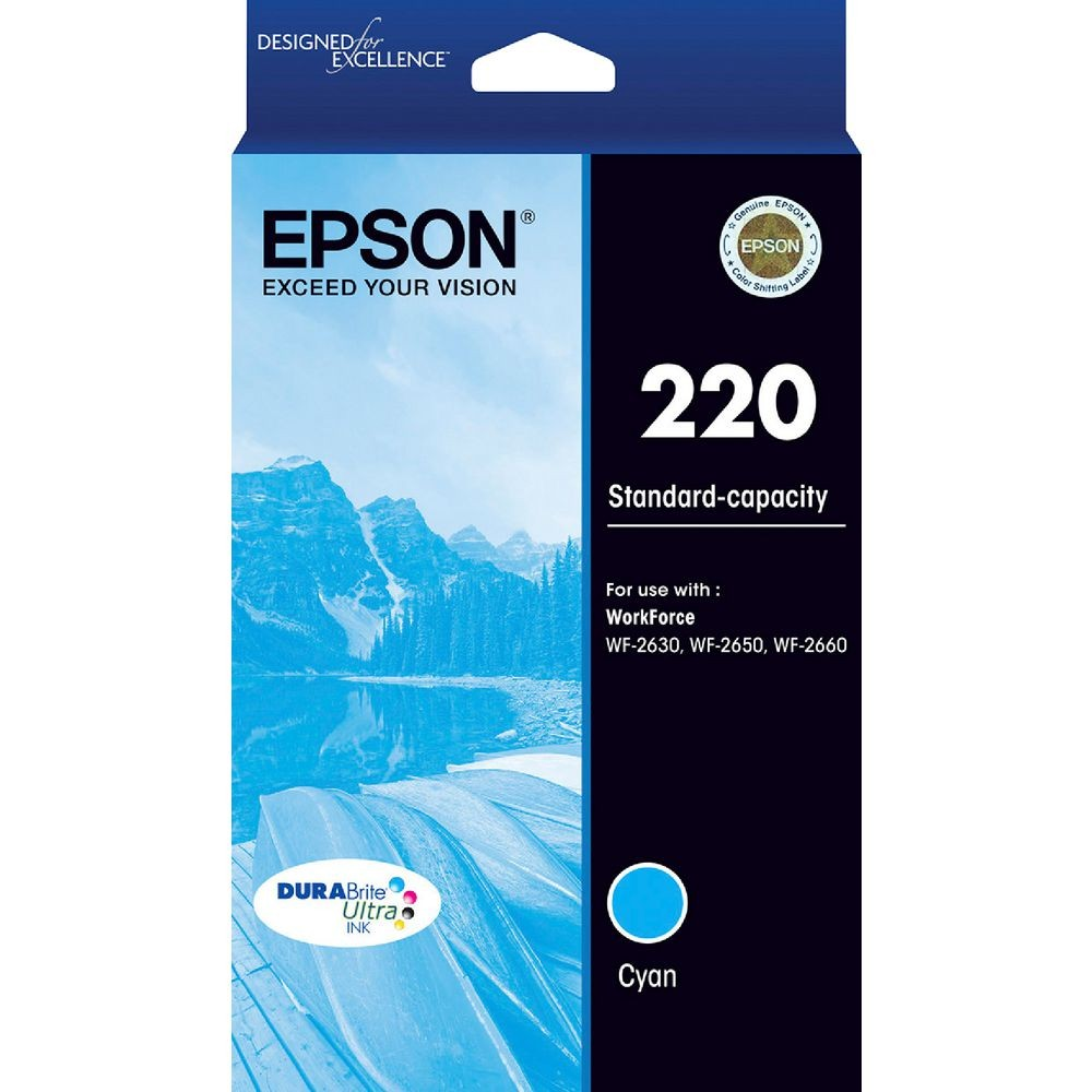 EPSON 220 CYAN INK CARTRIDGE - E220C 