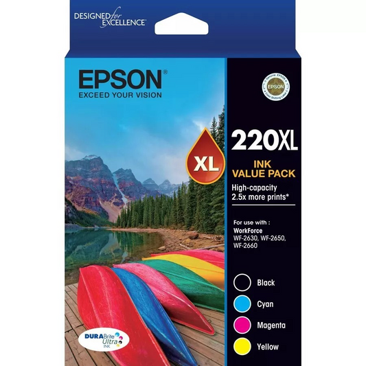 EPSON 220XL INK VALUE PACK - E220XLVP 
