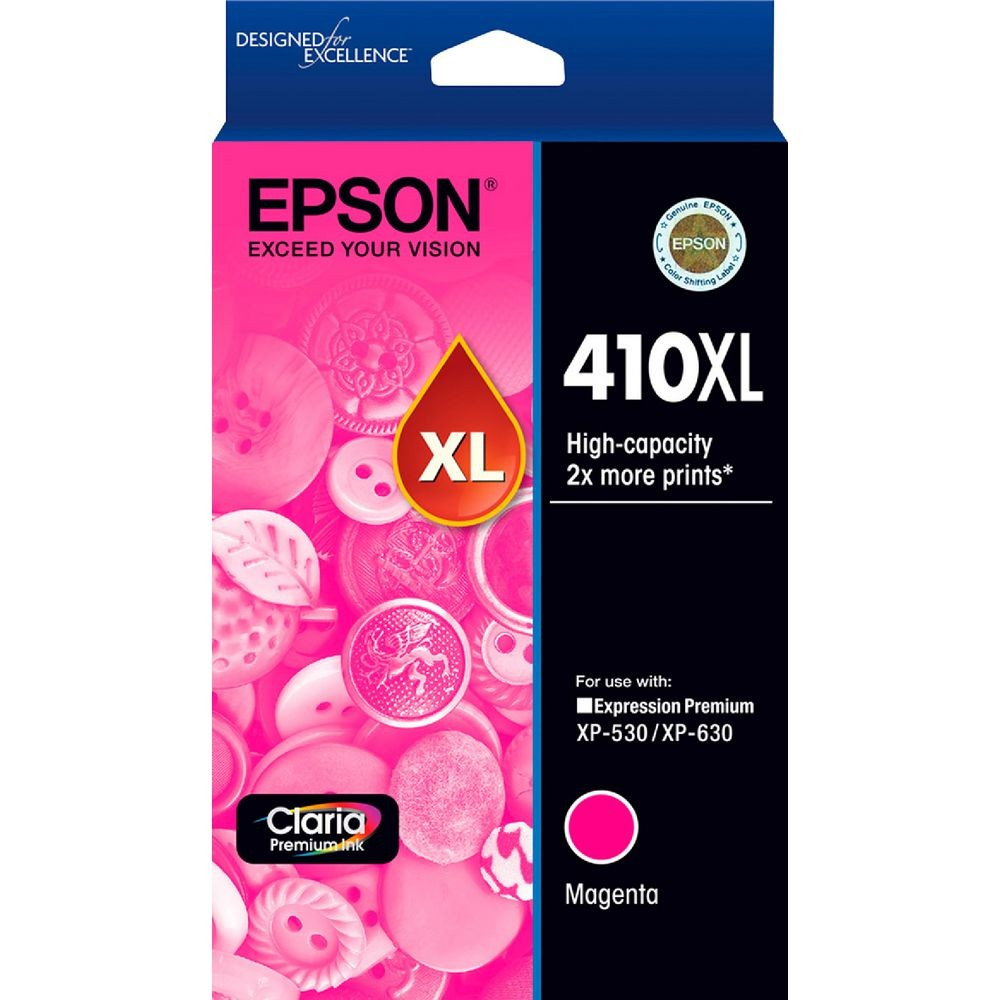 EPSON 410XL MAGENTA INK CARTRIDGE - E410XLM 