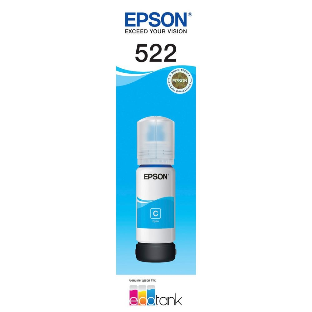 EPSON 522 CYAN INK BOTTLE - E522C 