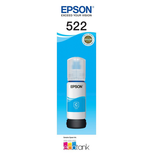 EPSON 522 CYAN INK BOTTLE - E522C 