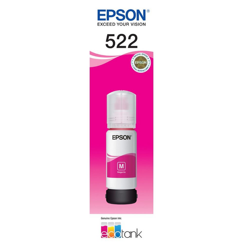 EPSON 522 MAGENTA INK BOTTLE - E522M 
