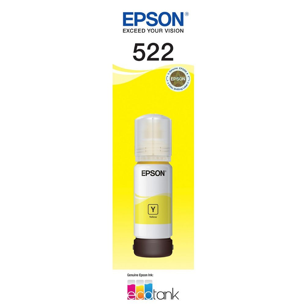 EPSON 522 YELLOW INK BOTTLE - E522Y 