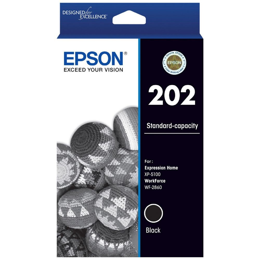 EPSON 202 BLACK INK CARTRIDGE- E202B 