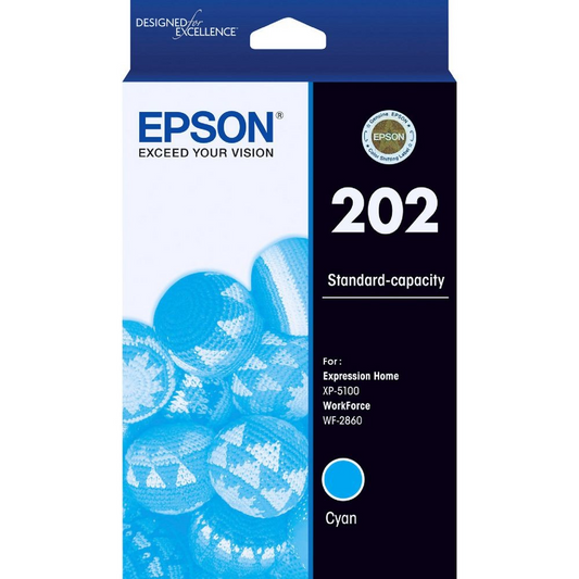 EPSON 202 CYAN INK CARTRIDGE- E202C 