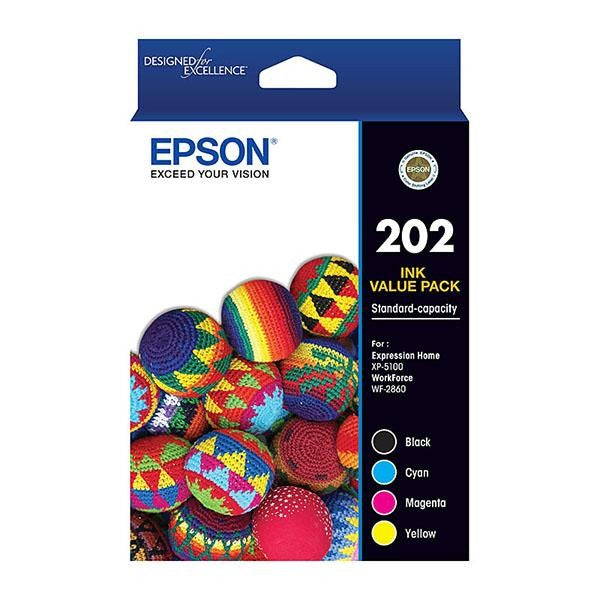 Epson 202 4 Ink Value Pack - E202VP