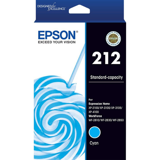 EPSON 212 CYAN INK CARTRIDGE - E212C