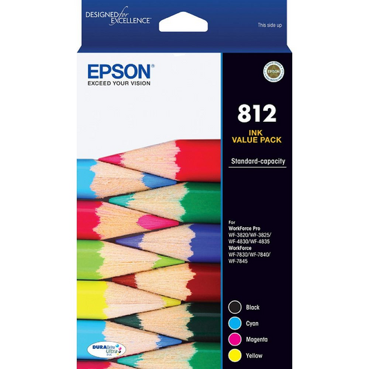 EPSON 812 4 INK VALUE PACK - E812VP 