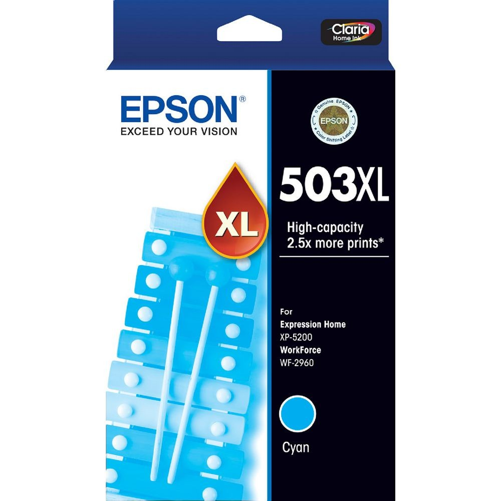 EPSON 503XL CYAN INK CARTRIDGE - E503CXL