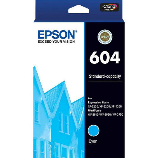 EPSON 604 CYAN INK CARTRIDGE - E604C 