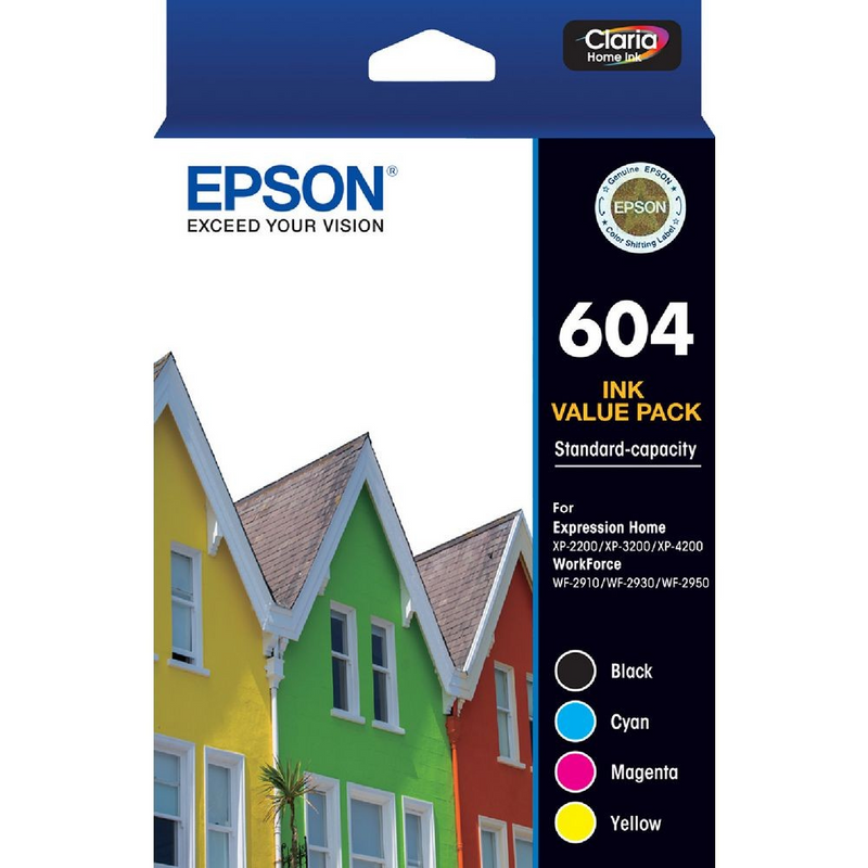 EPSON 604 4 INK VALUE PACK - E604VP 
