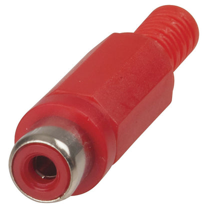 SOCKET RCA LINE RED PLASTIC - PS0250