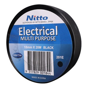 INSULATION TAPE 18MMX20M BLACK - T3001B