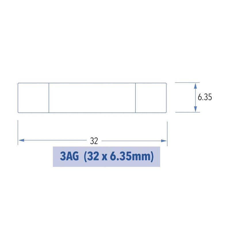 FUSE 3AG Q/BLOW 150MA 32X6MM - SF2184