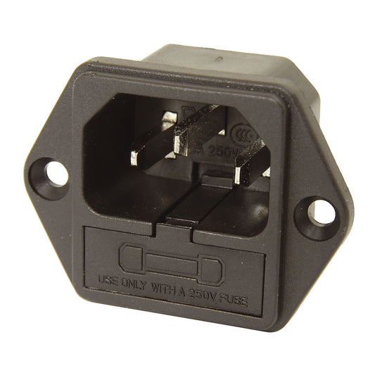 PLG PNL IEC320 FUSED SCREW IN - PP4004