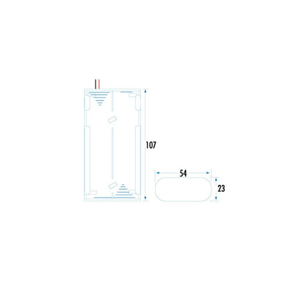BATTERY HOLDER 4 CELL - PH9216