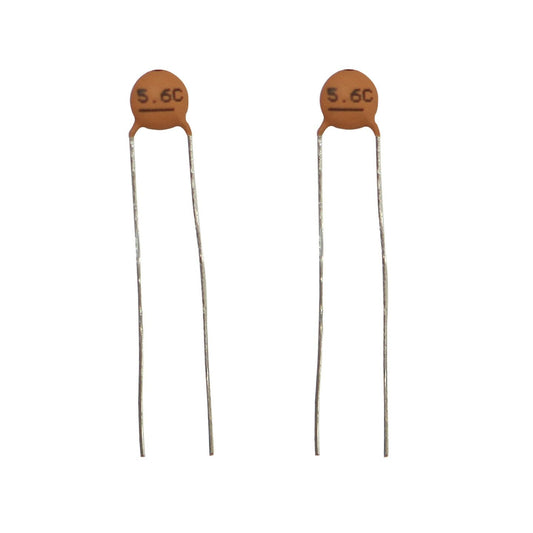 CAPACITOR CER NPO 5P6 50V +/-0.25P P=5MM PK2 - RC5309
