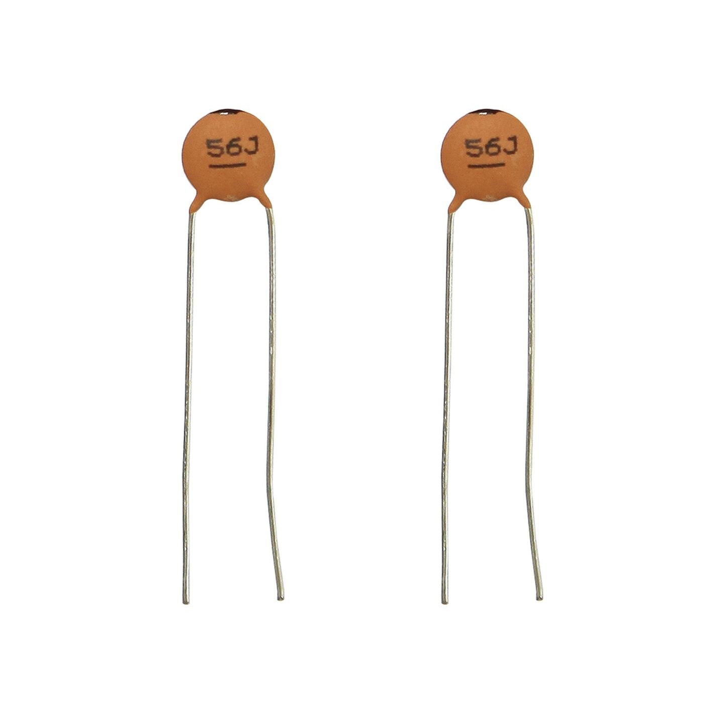 CAPACITOR CER NPO 56P 50V 10% P=5MM PK2 - RC5321