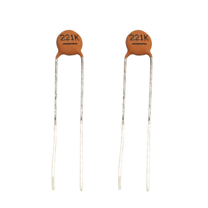 CAPACITOR CER Y5P 220P 50V 10% P=5MM PK2 - RC5328