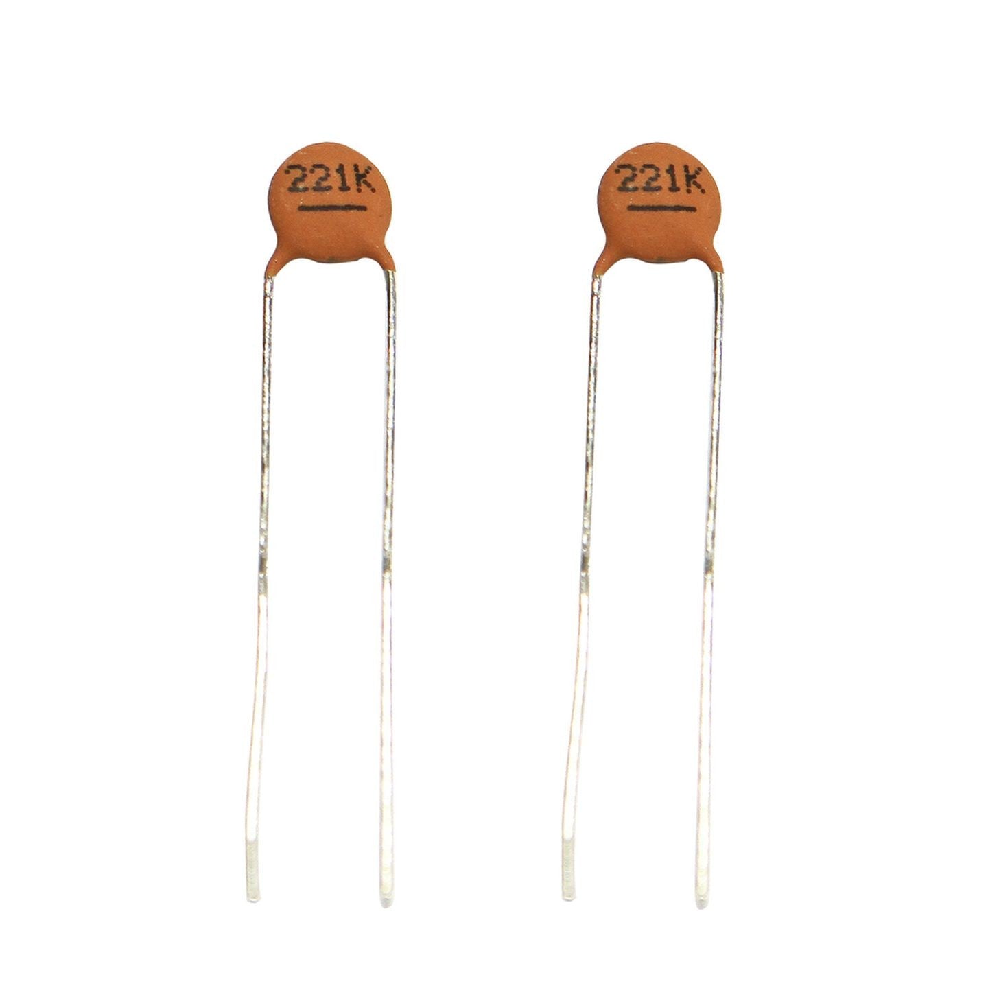 CAPACITOR CER Y5P 220P 50V 10% P=5MM PK2 - RC5328