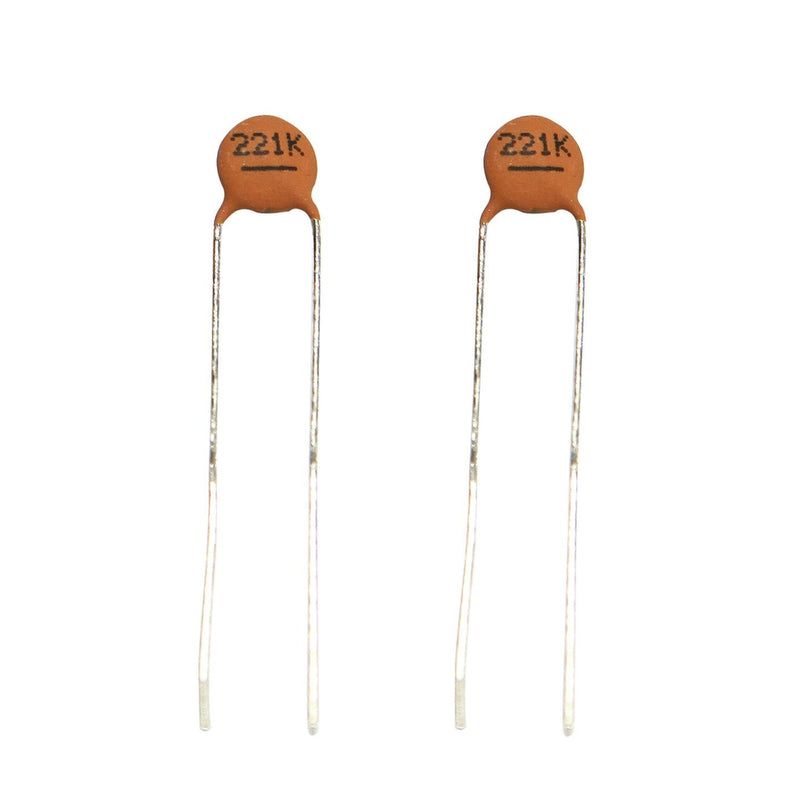 Capacitor CER Y5P 220P 50V 10% P=5MM PK2 - RC5328