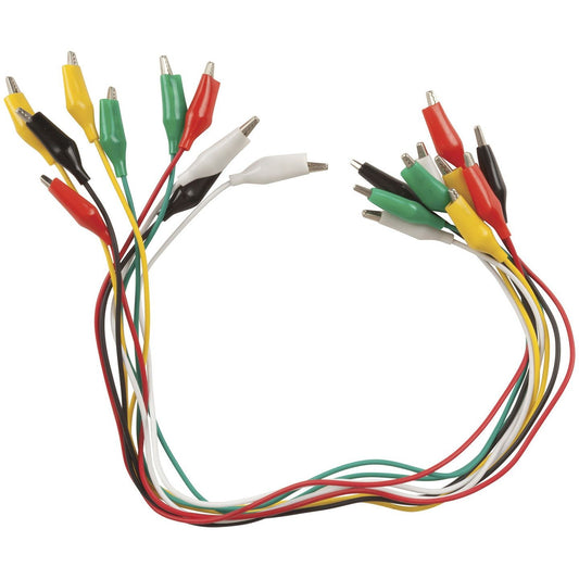 LEAD JUMPER SET ALLIGATOR CLIP 10PCE - WC6010