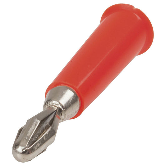 PLG BANANA 4MM RED - PP0400