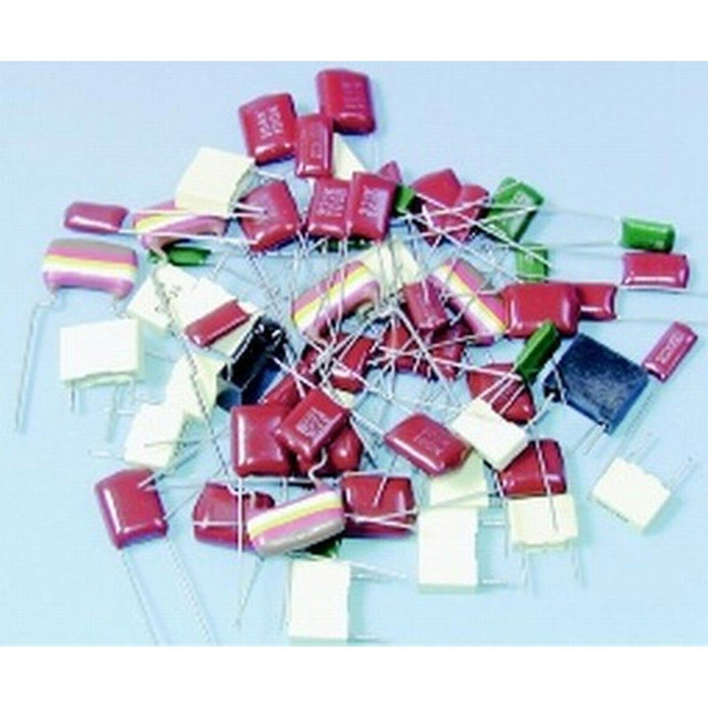 Capacitor PACK MYLAR 1N - 220N 100V 60PCE - RG5199