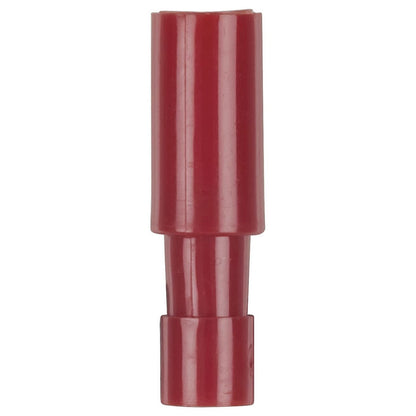 CONN QC SKT BULLET 4MM RED PK8 - PT4502