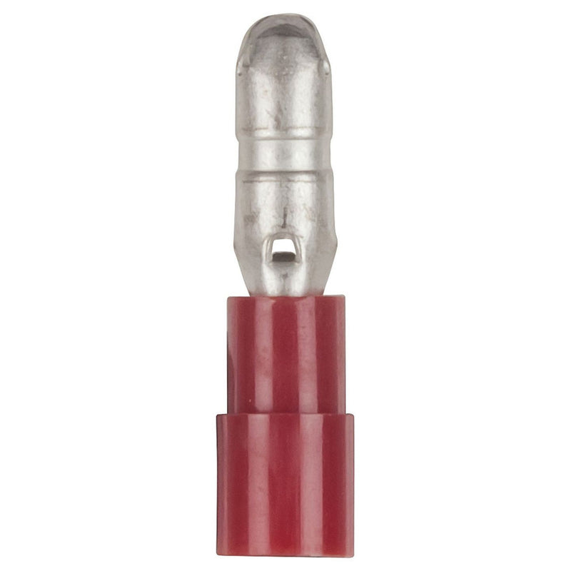 CONN QC PLG BULLET 4MM RED PK8 - PT4500