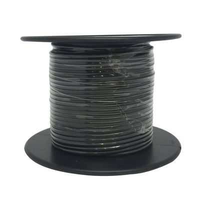 CABLE HU RND 13X0.12MM L/D BLK 25M ROLL