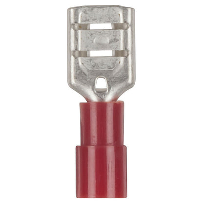 CONN QC SKT SPADE 6.4MM RED PK8 - PT4507