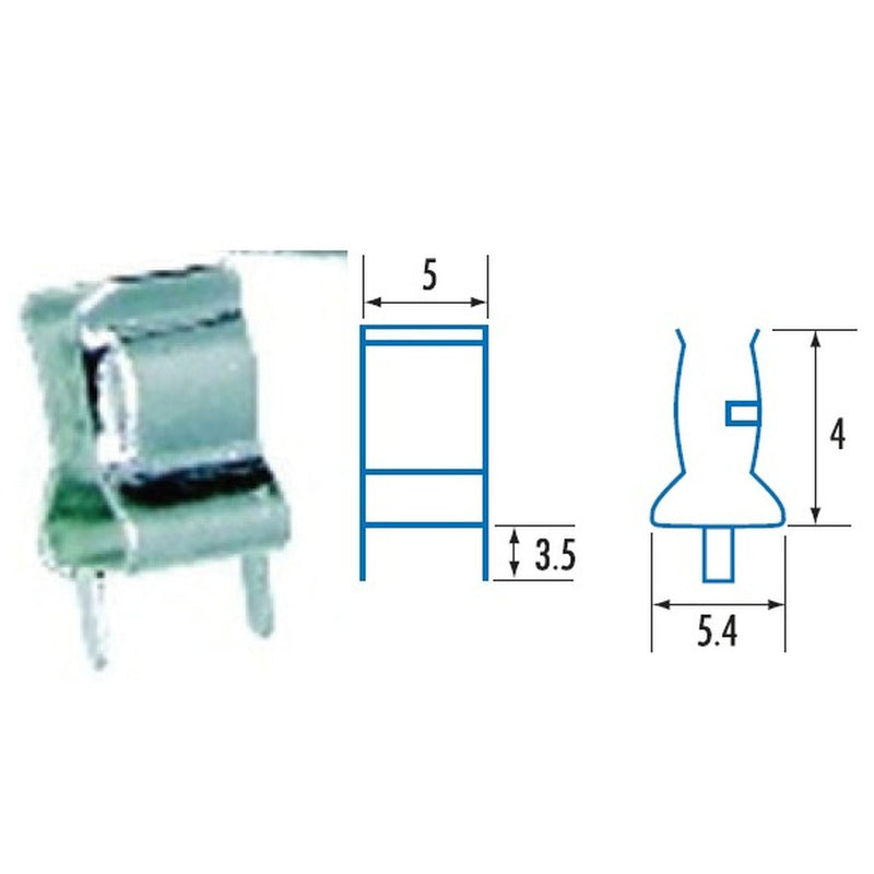 FUSE CLIP PCB M205 PK8 - SZ2018